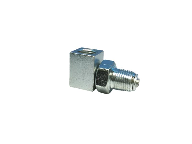 91048  |  90 Degree 1/8 Male to 1/8 Female Swivel Adapter