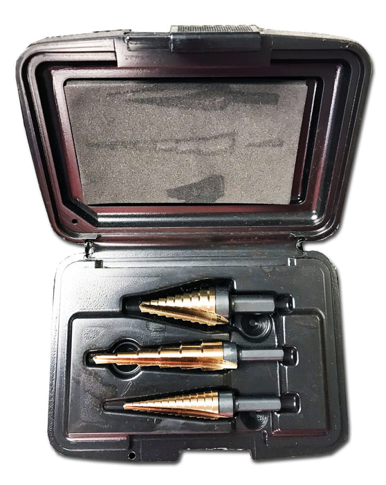 01911  |  Norseman Gold Oxide Ultra Bit Multi-Diameter - 3 Pc. Drill Bit Set