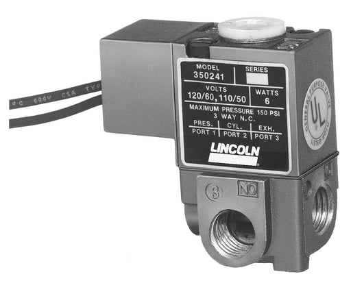 350242  |  Electric Solenoid-Operated Valve for Modular Lube System