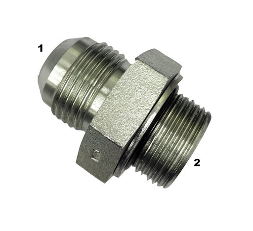 3800  |  Male JIC to Male BSPP Adapter