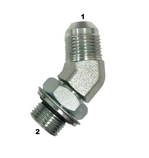 3820  |  Male JIC to Male BSPP Dual Purpose Adapter