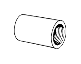 67063  |  1/8" Coupling for Remote Lube Fitting System
