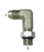 6801-l  |  Male JIC to Male O-Ring - Long 90 Degree Elbow